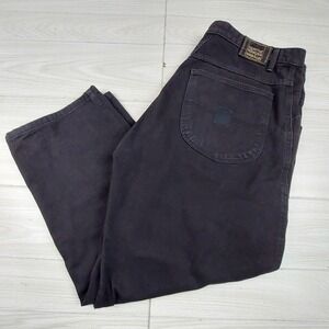 Marithe Francois Girbaud Baggy Jeans Mens 42 42x29 Black Vintage 90s Streetwear